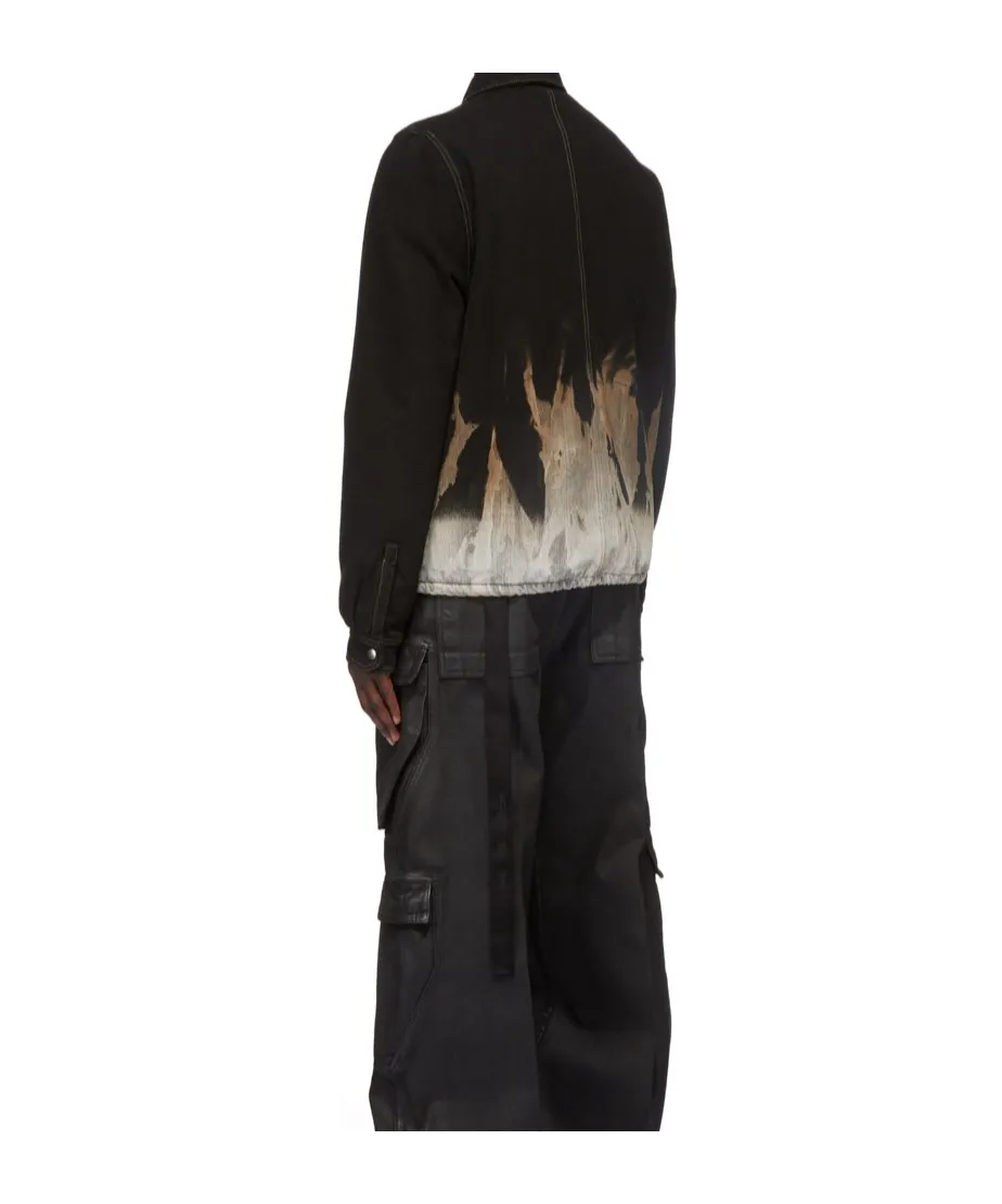 Tie-Dye Printed Zip-Up Jacket