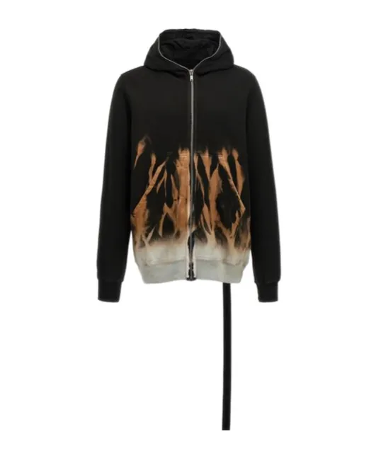 Jumbo Gimp Zipped Hoodie