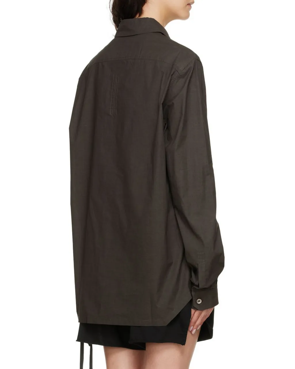Tassel-Detail Button-Down Shirt