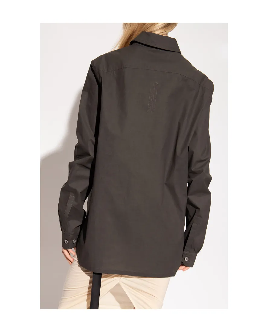 Tassel-Detail Button-Down Shirt