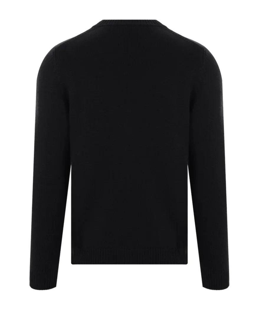 Round-Neck Knitted Sweater