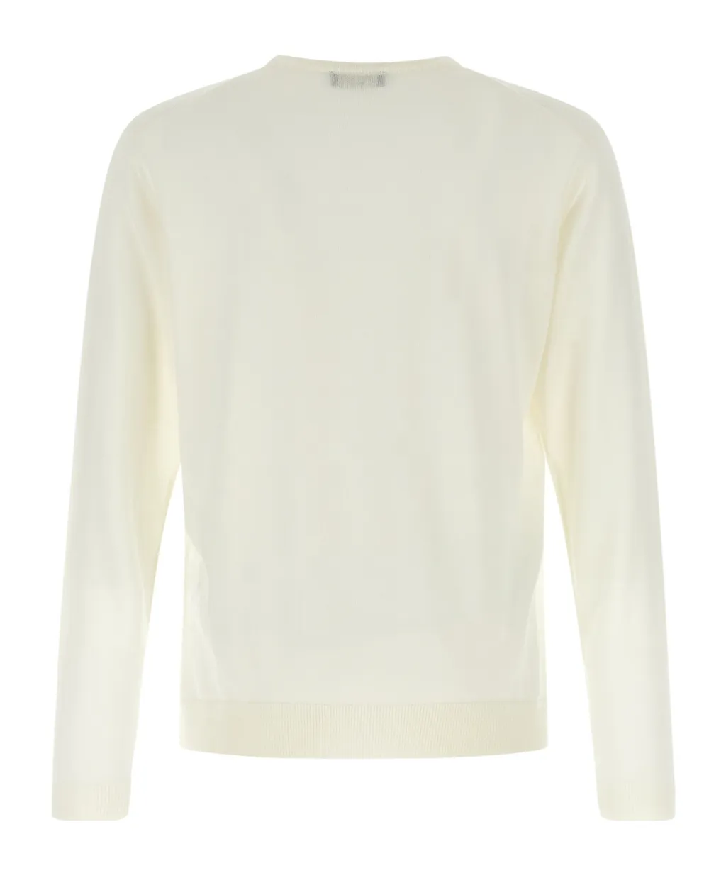 Round-Neck Long-Sleeve Sweater