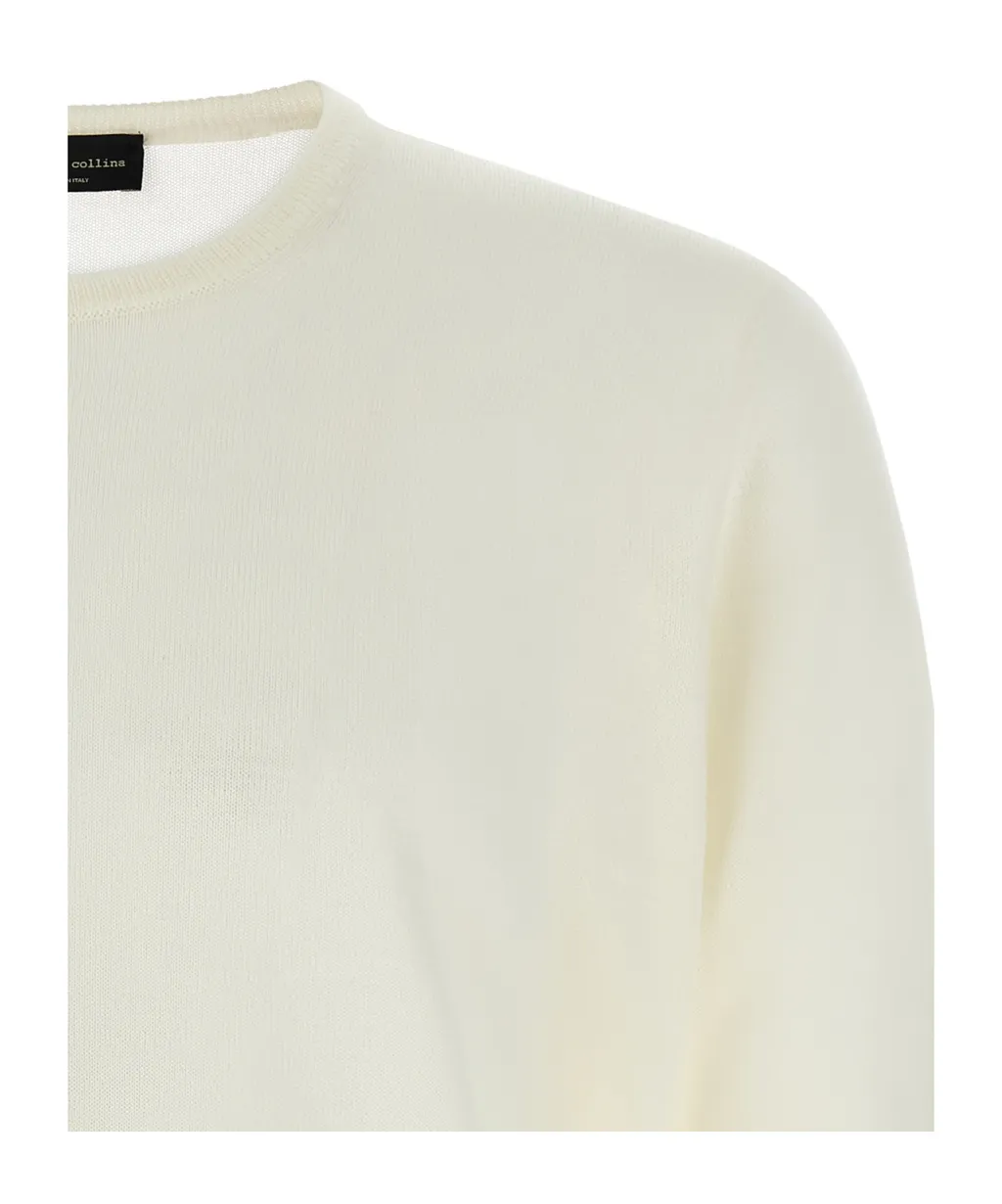 Round-Neck Long-Sleeve Sweater