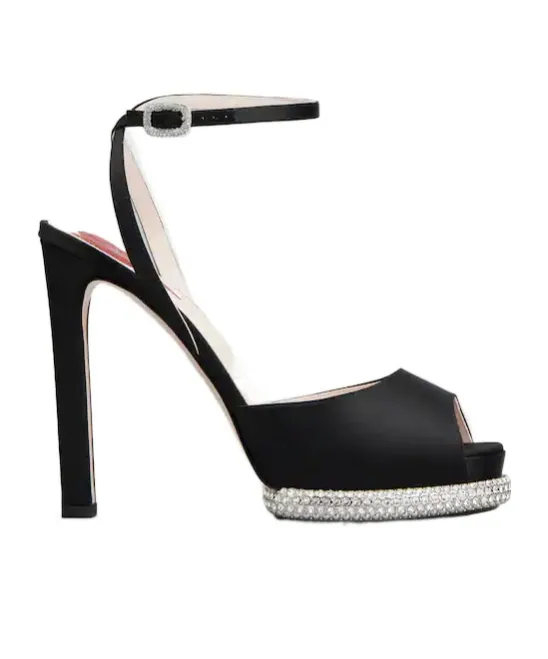 Viv' Choc Strass Platform Sandals