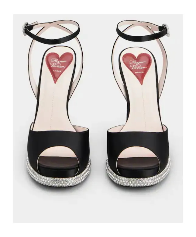 Viv' Choc Strass Platform Sandals