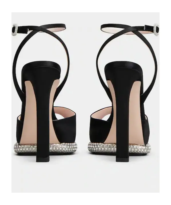 Viv' Choc Strass Platform Sandals