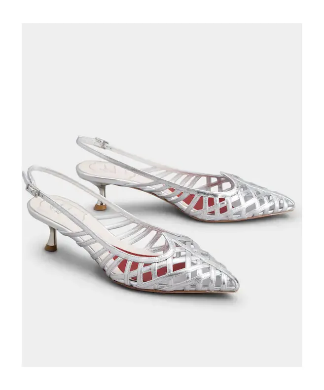 Multistrap Slingback Pumps