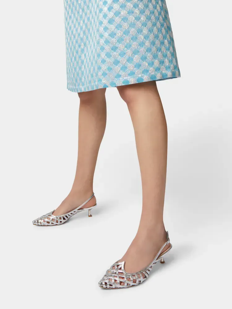Multistrap Slingback Pumps