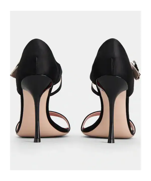 I Love Vivier Daisy Strass Heeled Sandals