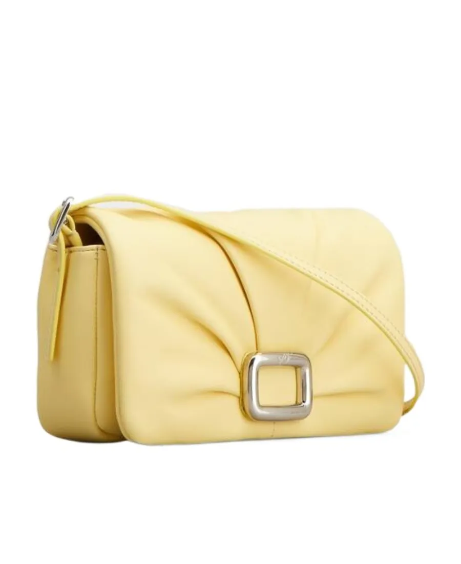 Ruched Detailed Mini Crossbody Bag