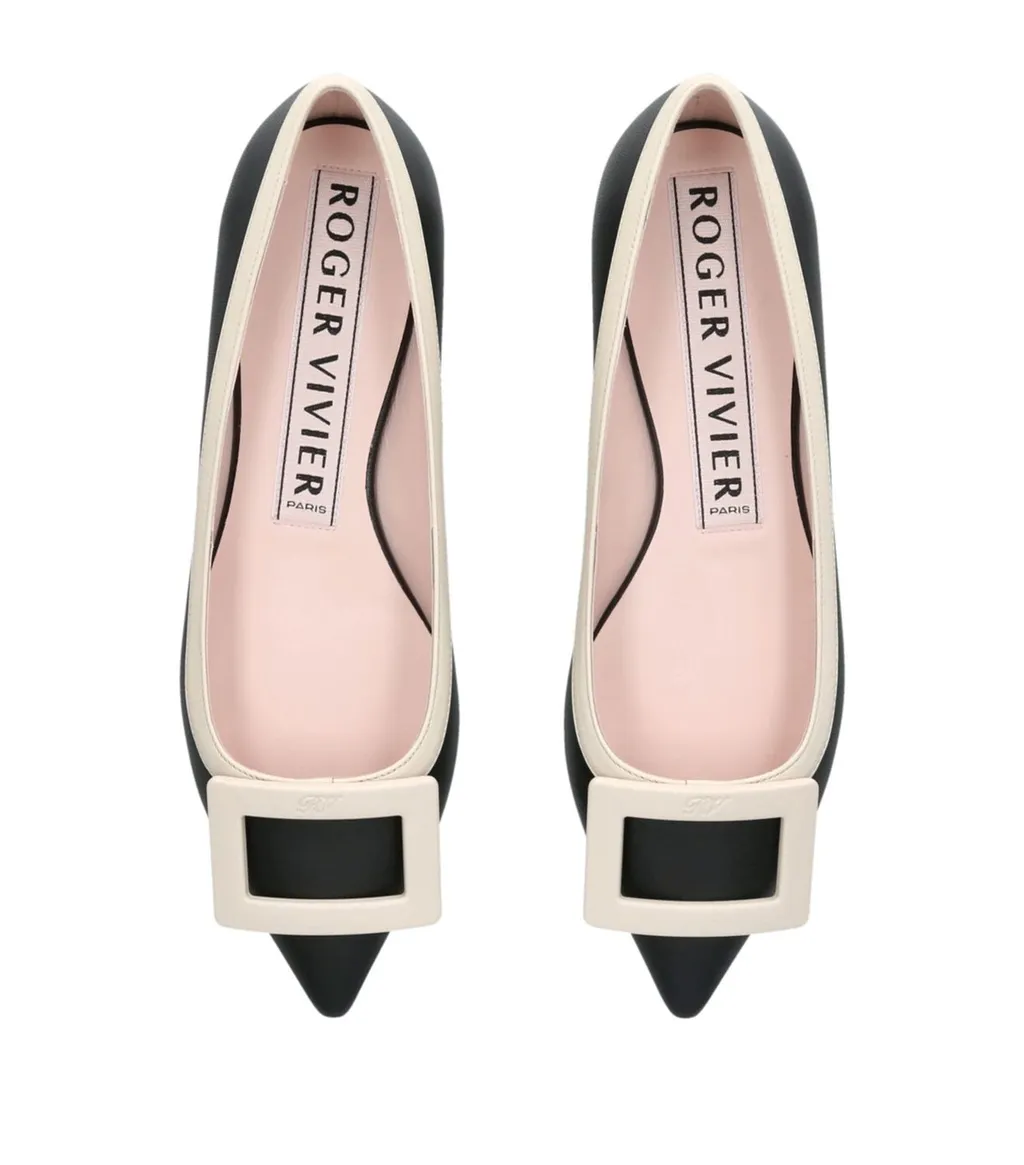 Gommettine Pointed Toe Ballerinas