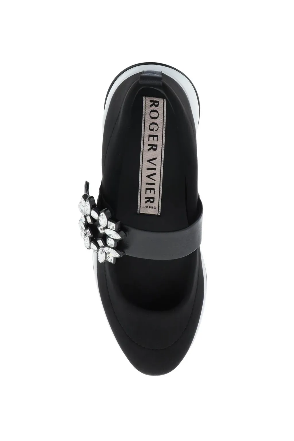 Viv' Run Embellished Buckle Ballerinas