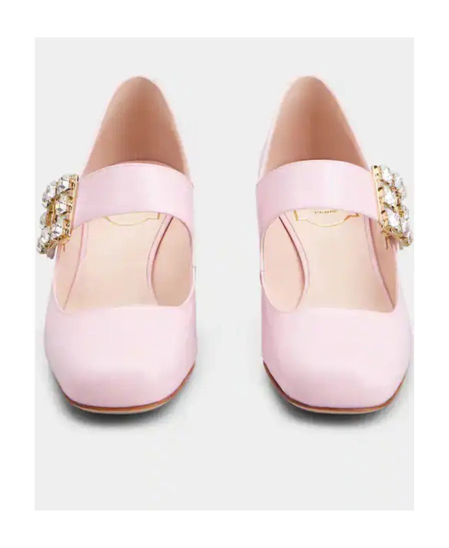 TrÈS Vivier Embellished Buckle Babies Pumps