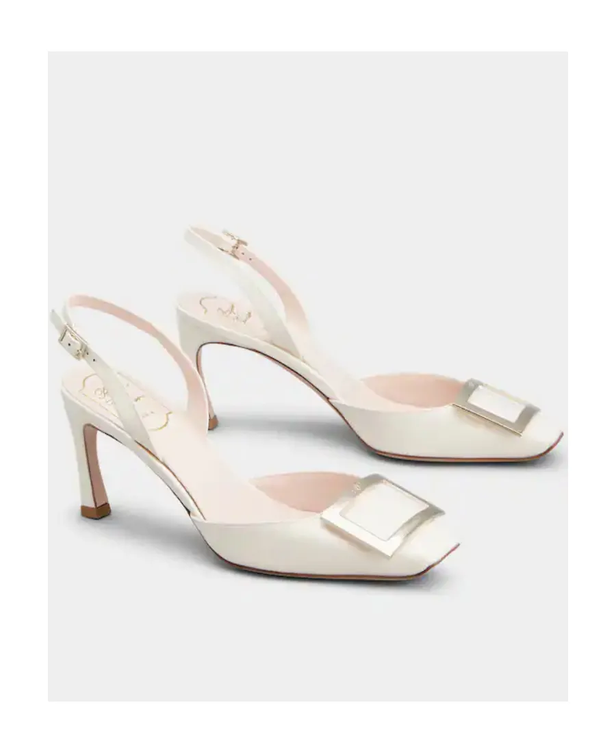 Trompette Buckle Slingback Pumps