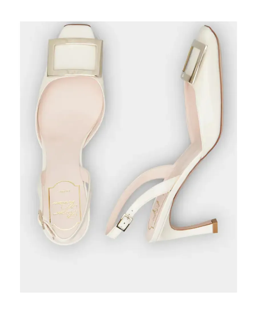 Trompette Buckle Slingback Pumps