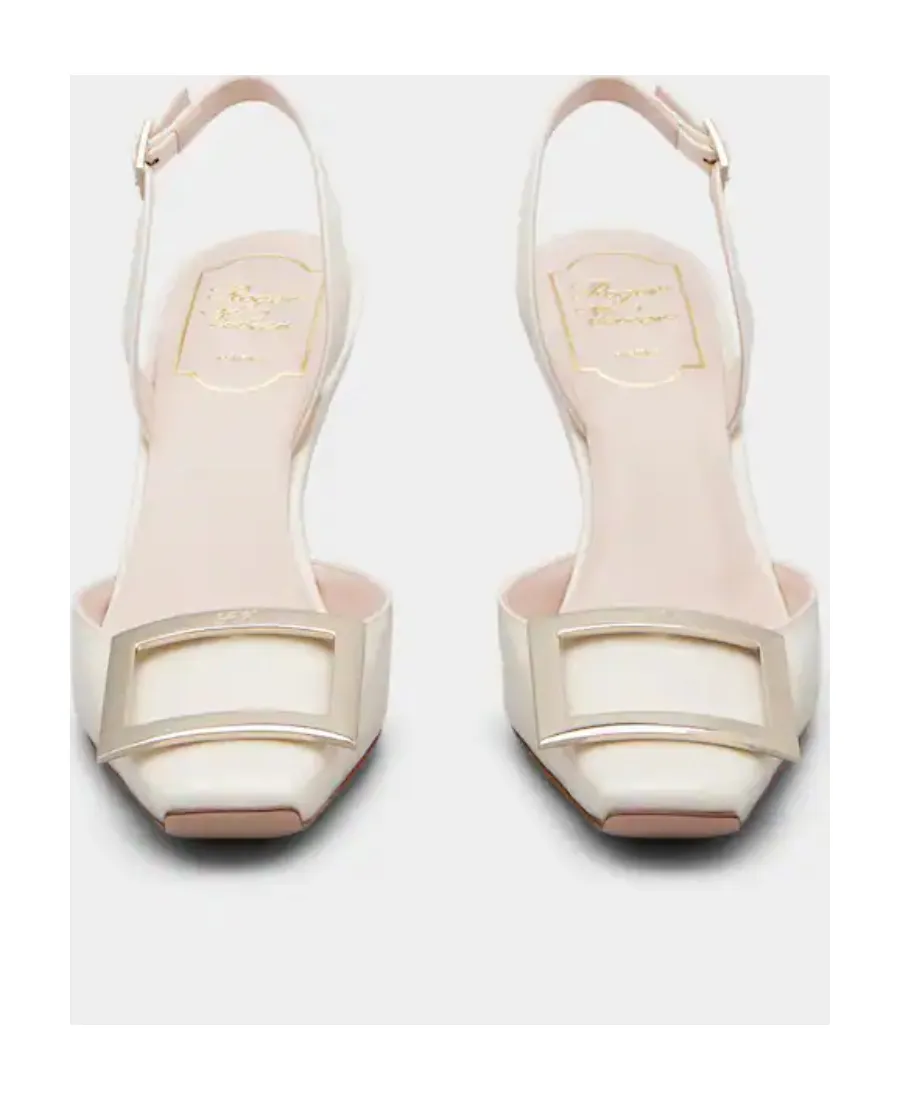 Trompette Buckle Slingback Pumps
