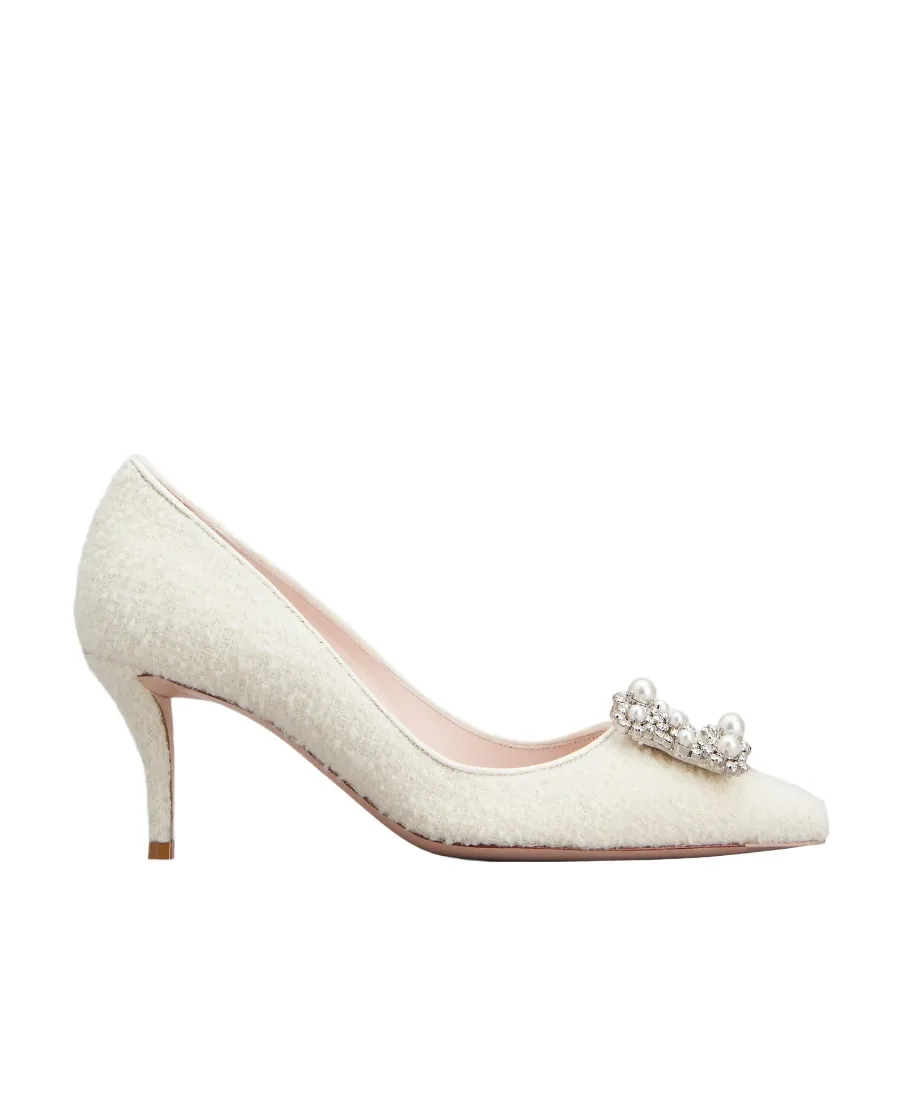 Embellished Pointed Toe Pumps