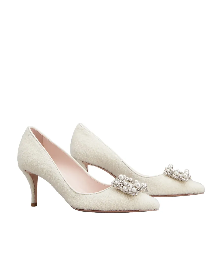 Embellished Pointed Toe Pumps