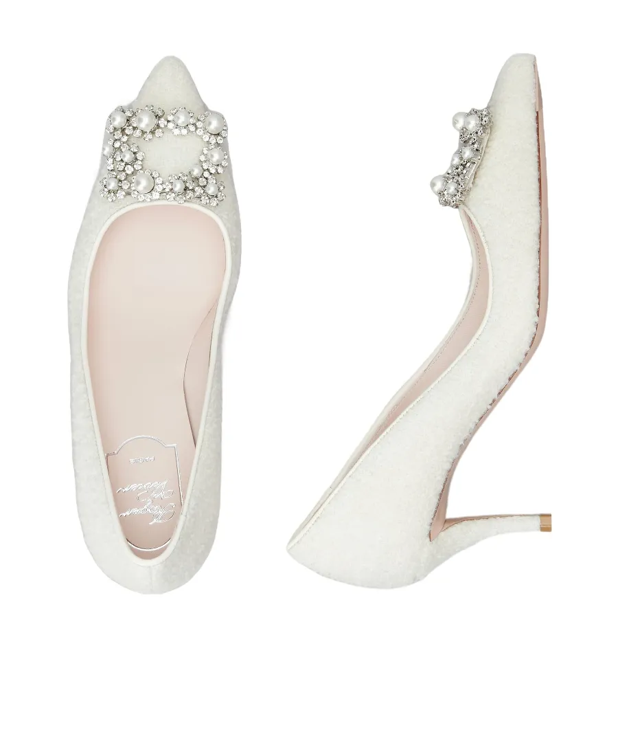 Embellished Pointed Toe Pumps