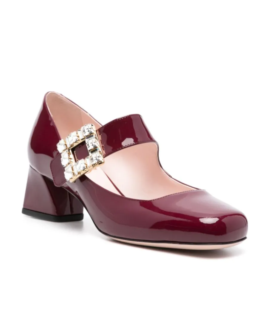 Crystal Clasp High Heels