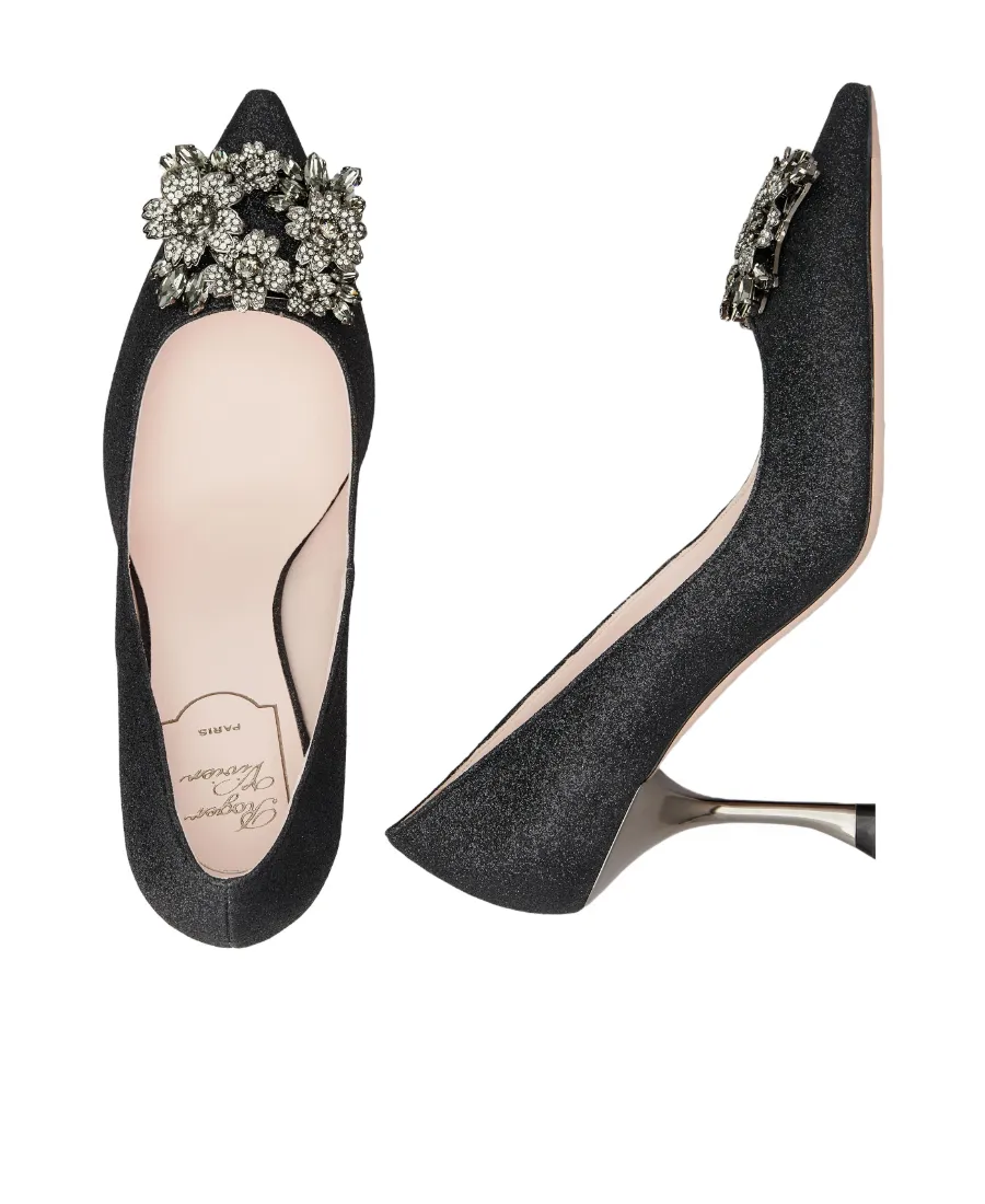 Rv Bouquet Strass Buckle Pumps