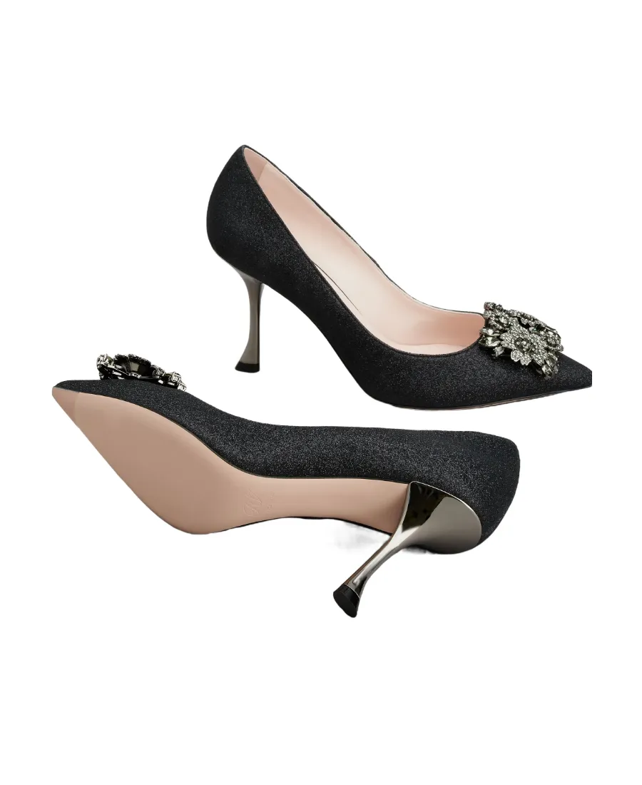 Rv Bouquet Strass Buckle Pumps