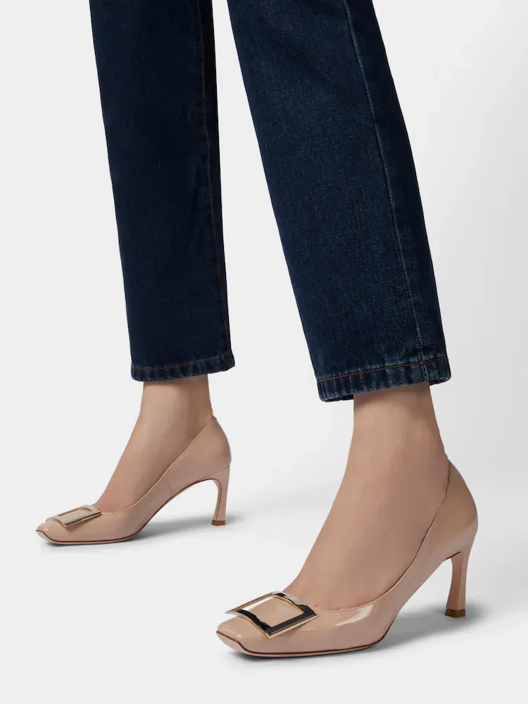 Trompette Embellished Buckle Pumps