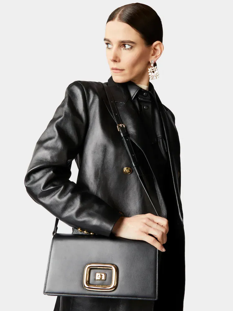 Viv' Choc Foldover Top Shoulder Bag