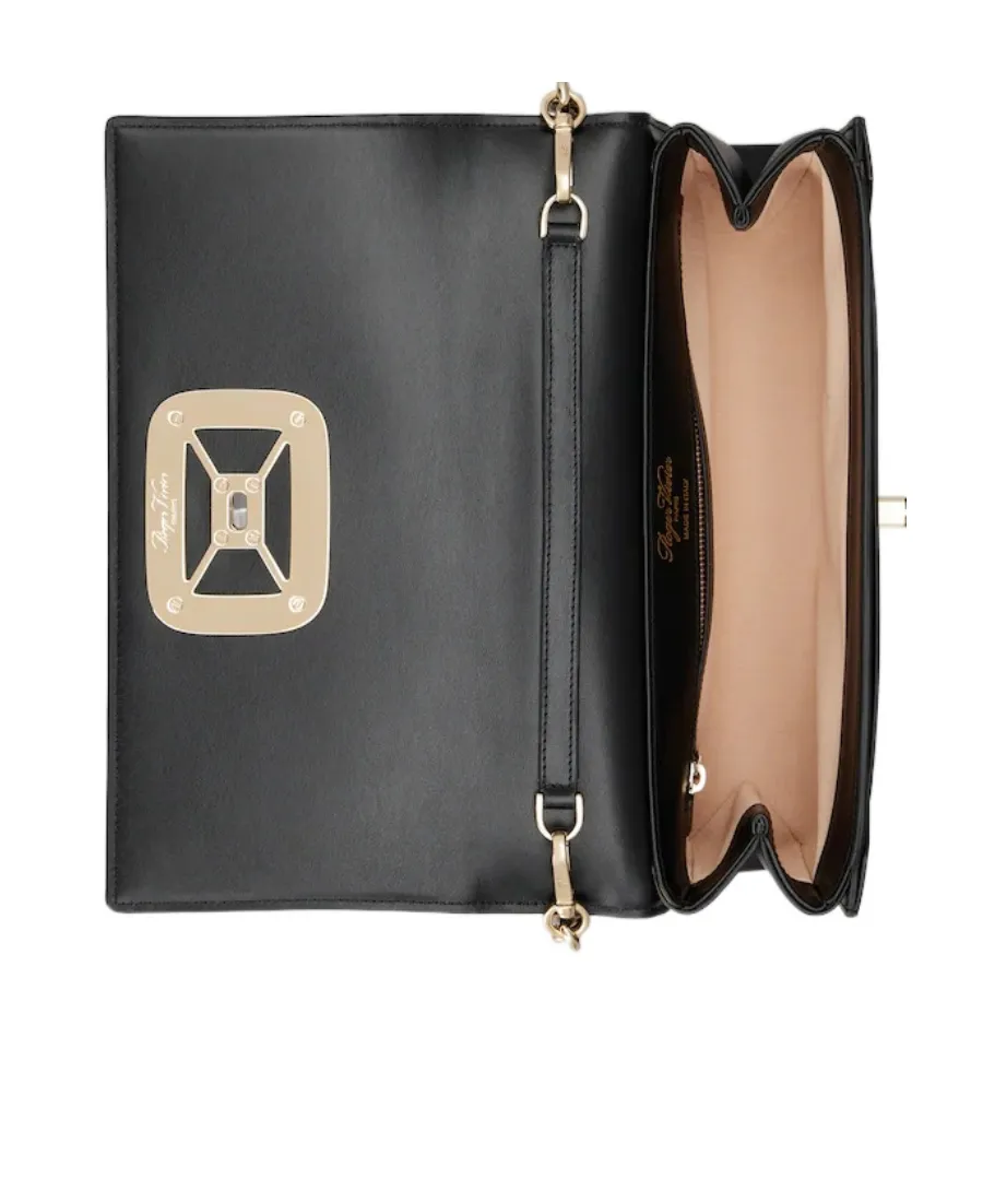 Viv' Choc Foldover Top Shoulder Bag