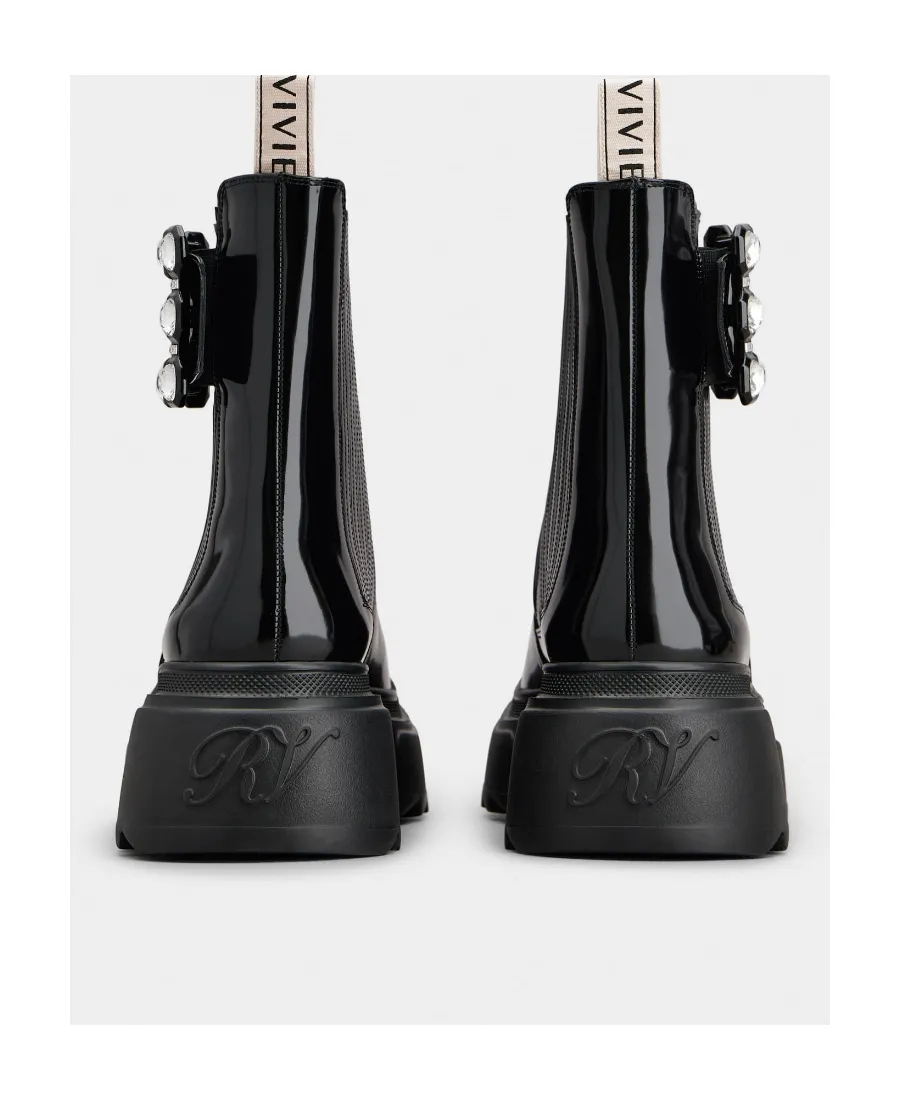 Buckle Embellished Ankle Boots