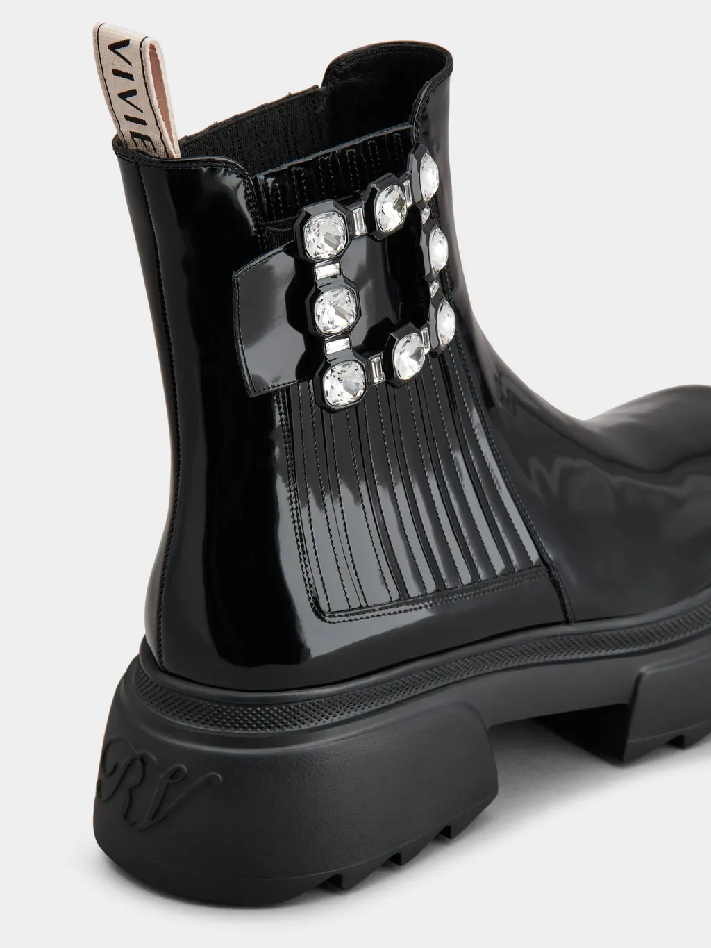 Buckle Embellished Ankle Boots