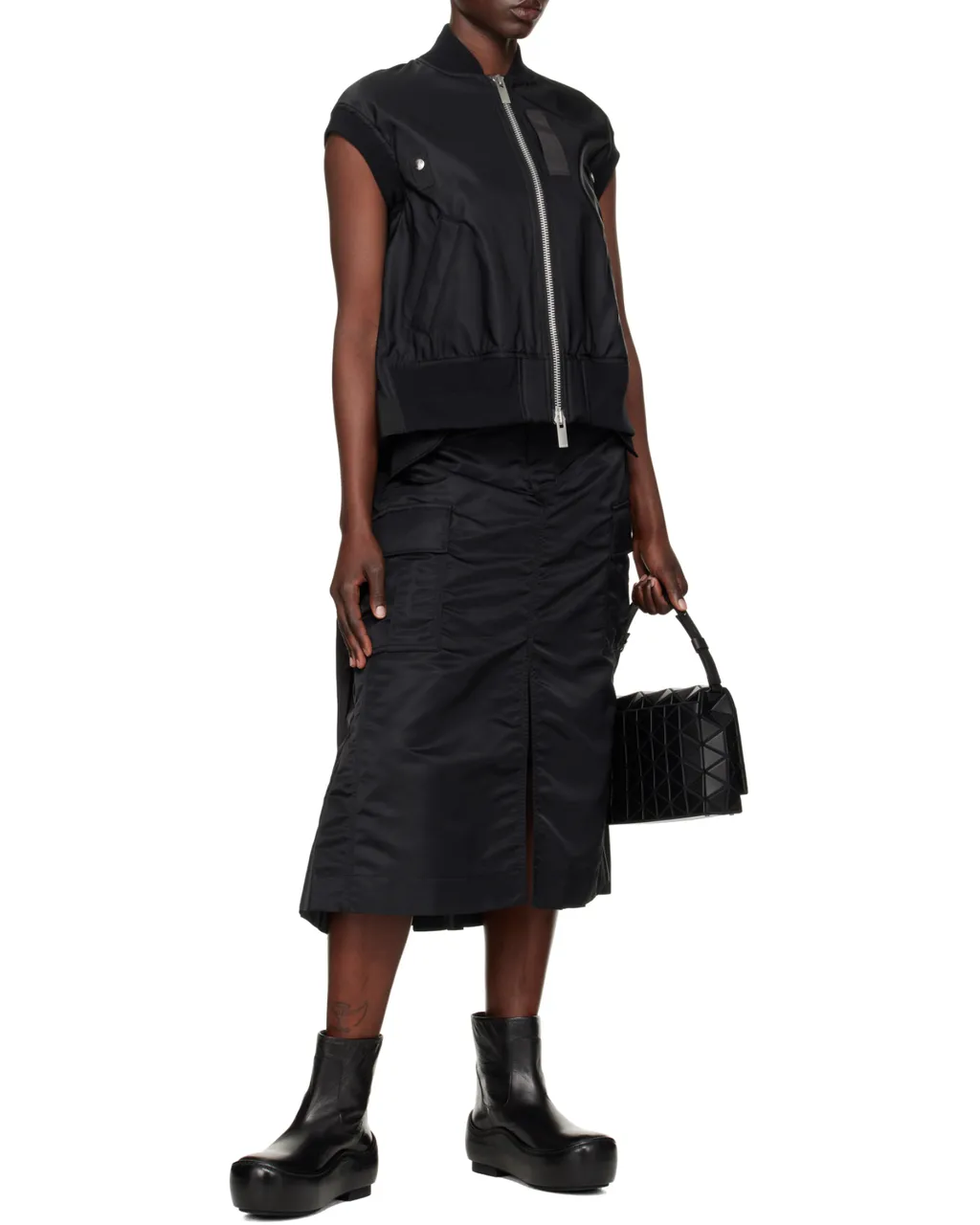 Sleeveless Zipped Gilet