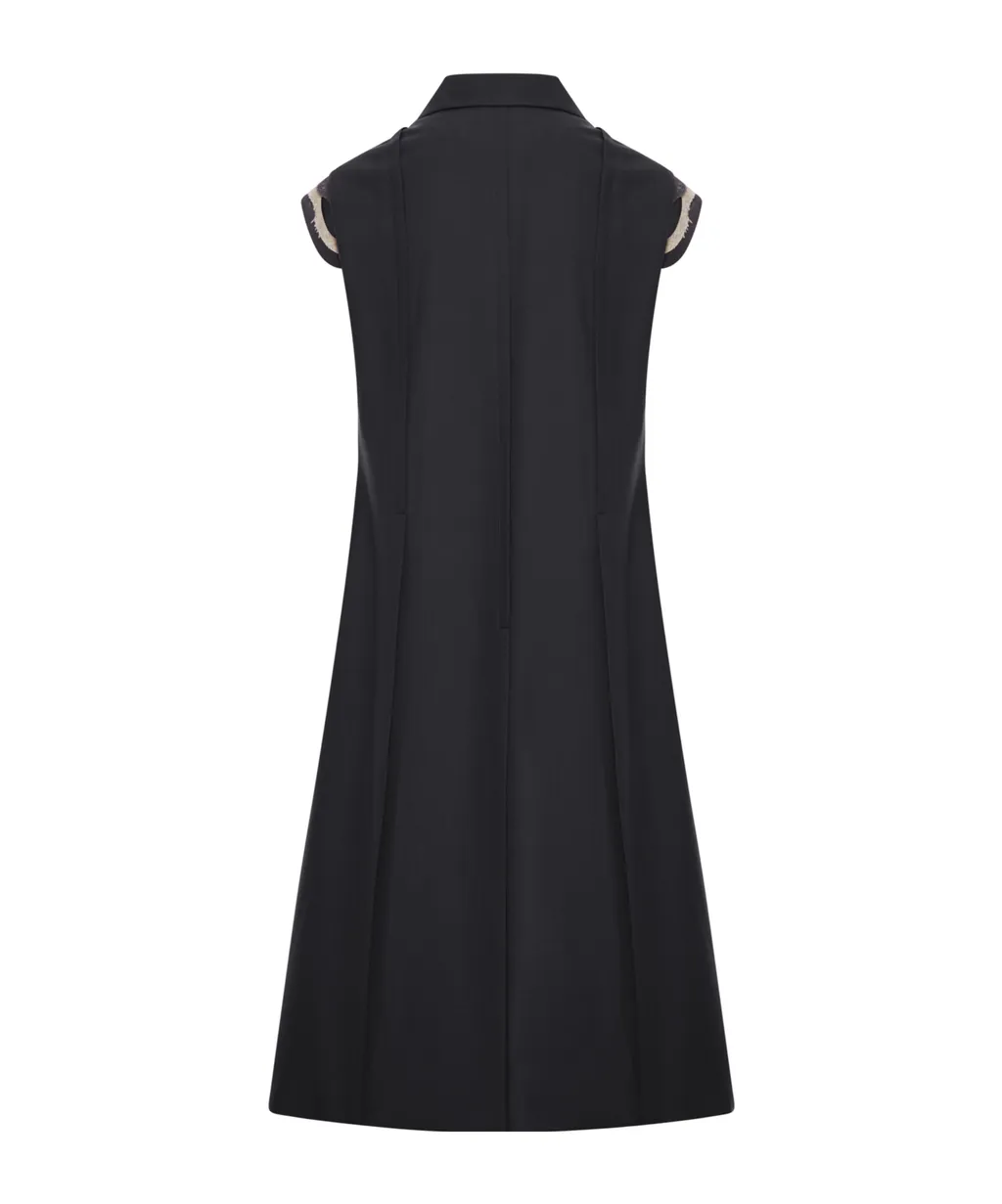 Double Breasted Sleeveless Long Vest