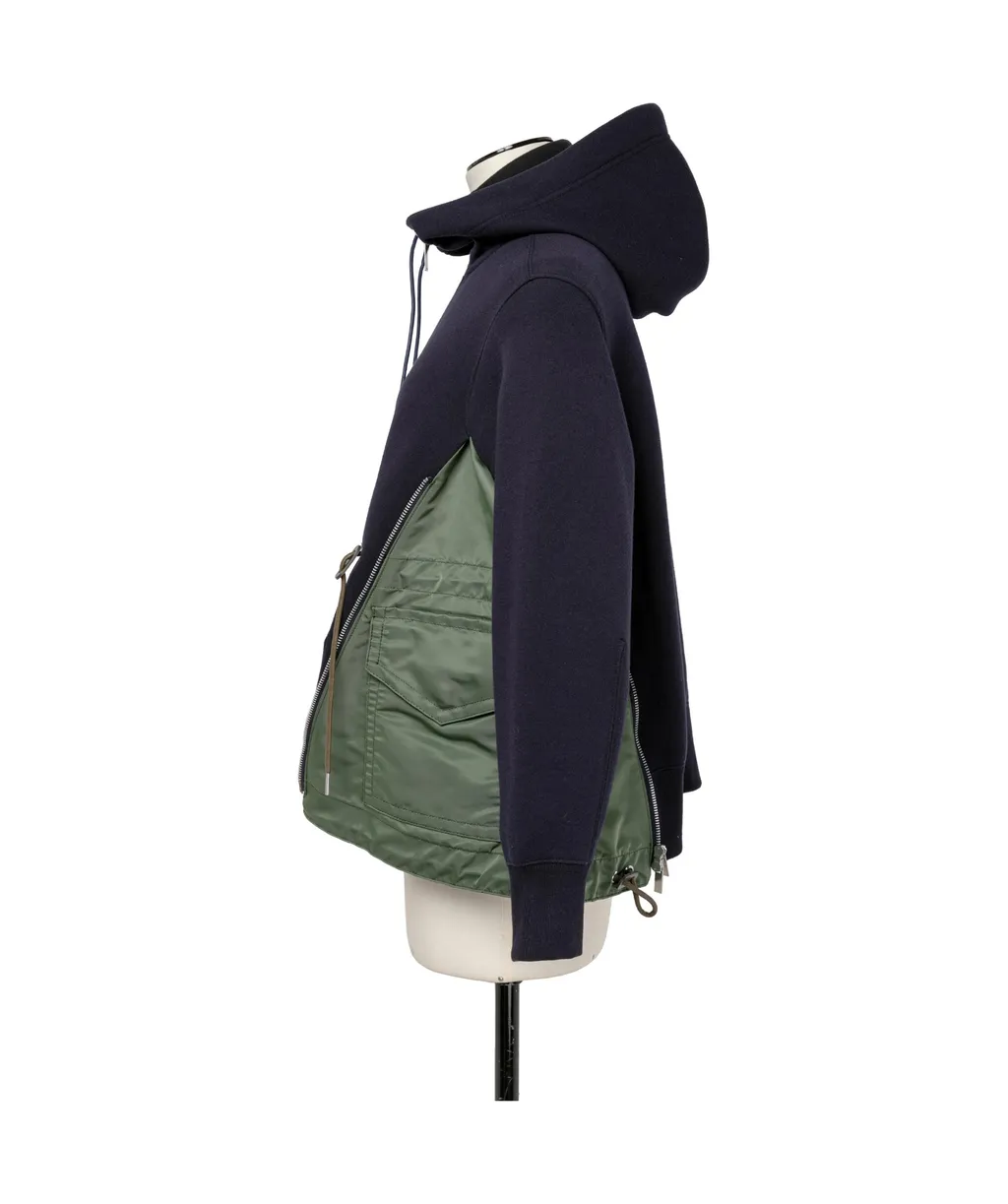 Panelled Zipped Jacket