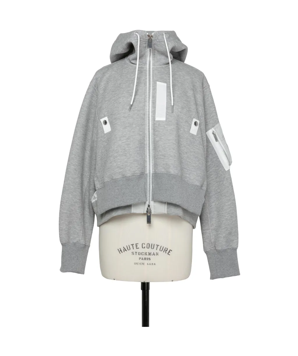 Classic-Hood Zipped Jacket