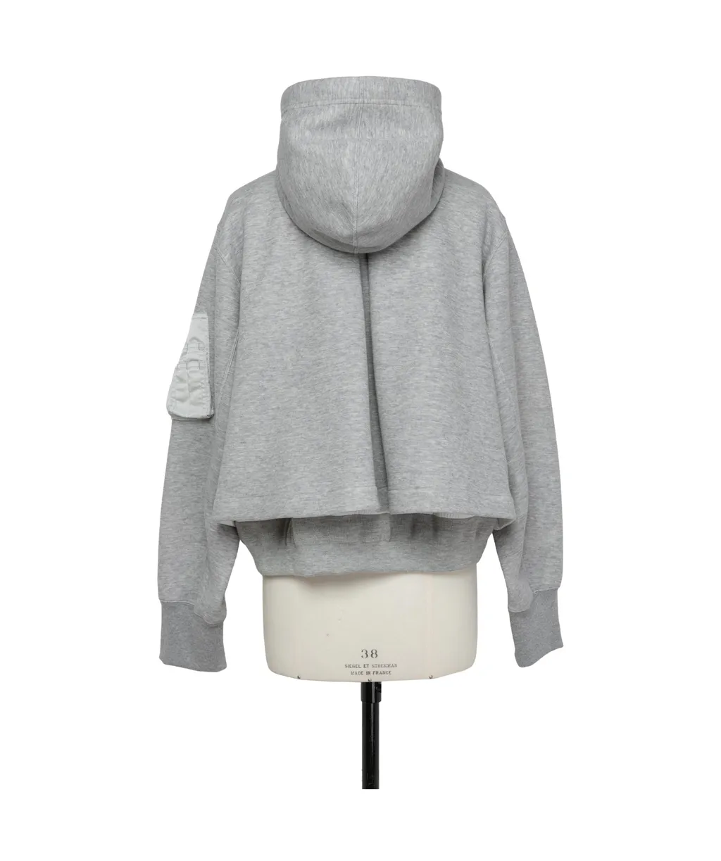 Classic-Hood Zipped Jacket