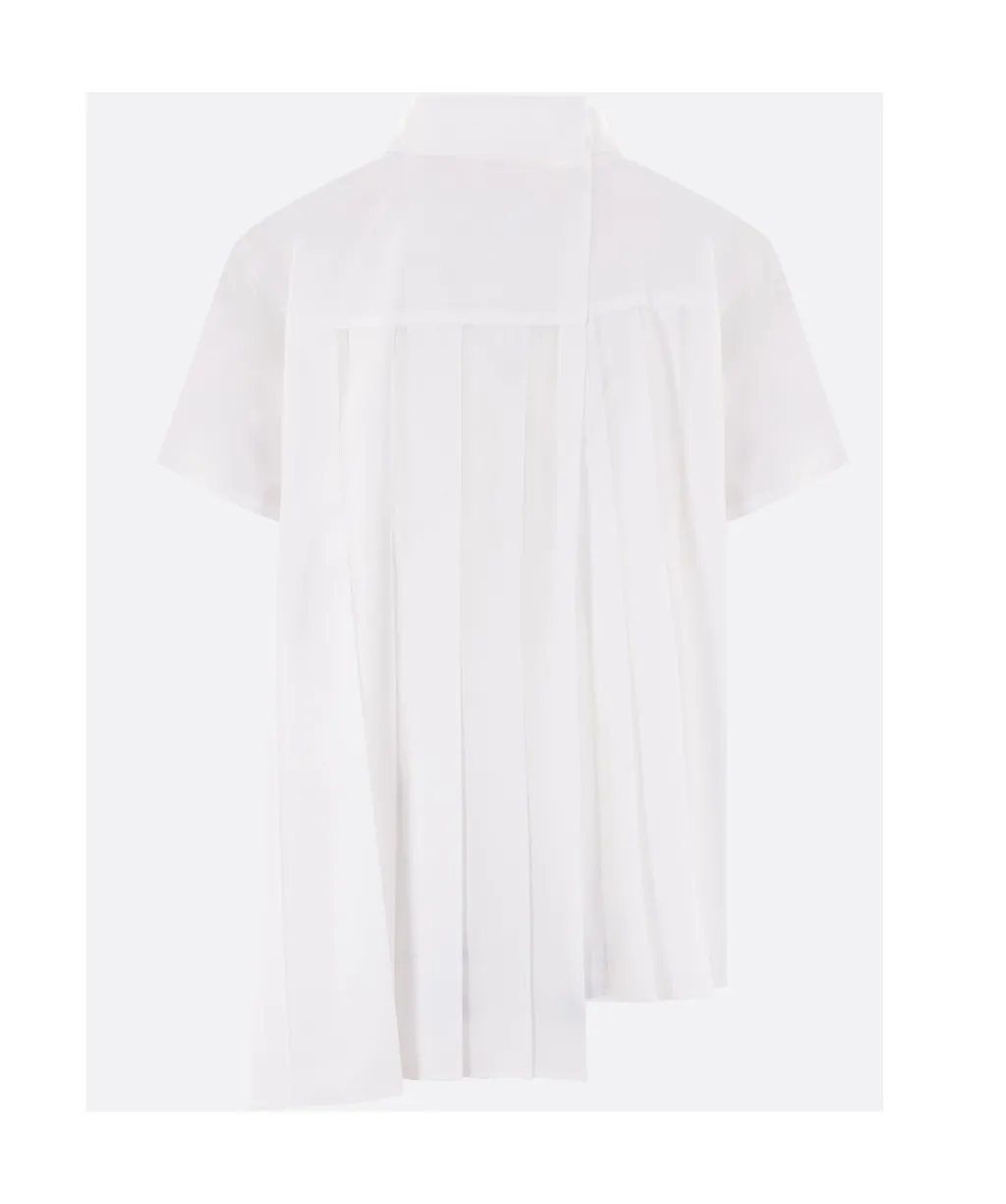 Asymmetric Short-Sleeved Shirt