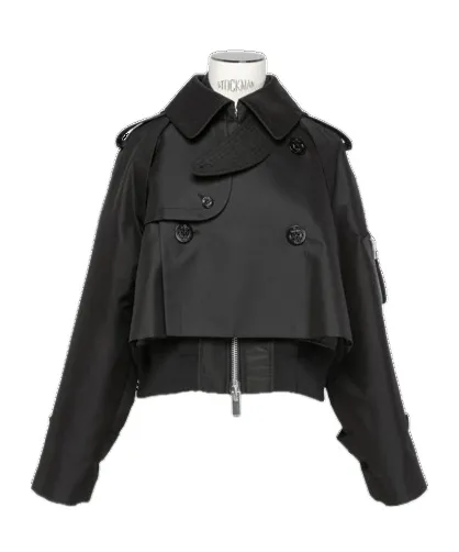 Layered Cropped Jacket