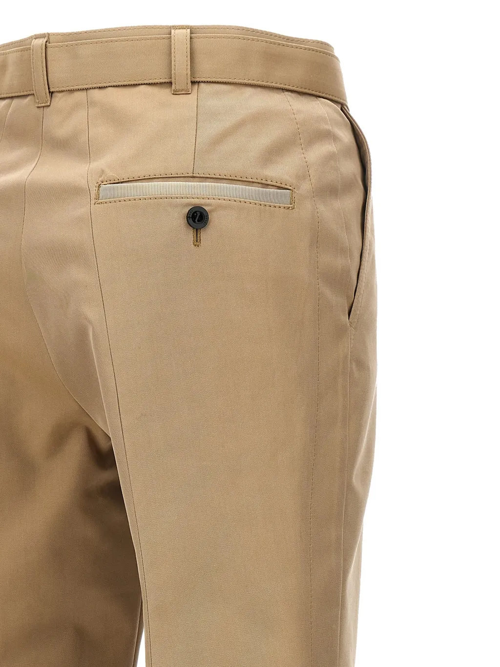 Flared Belted Trousers