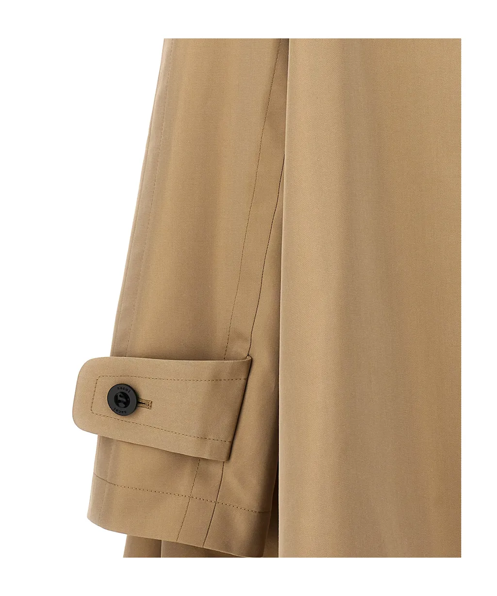 Pleated Trench Coat Underlayer