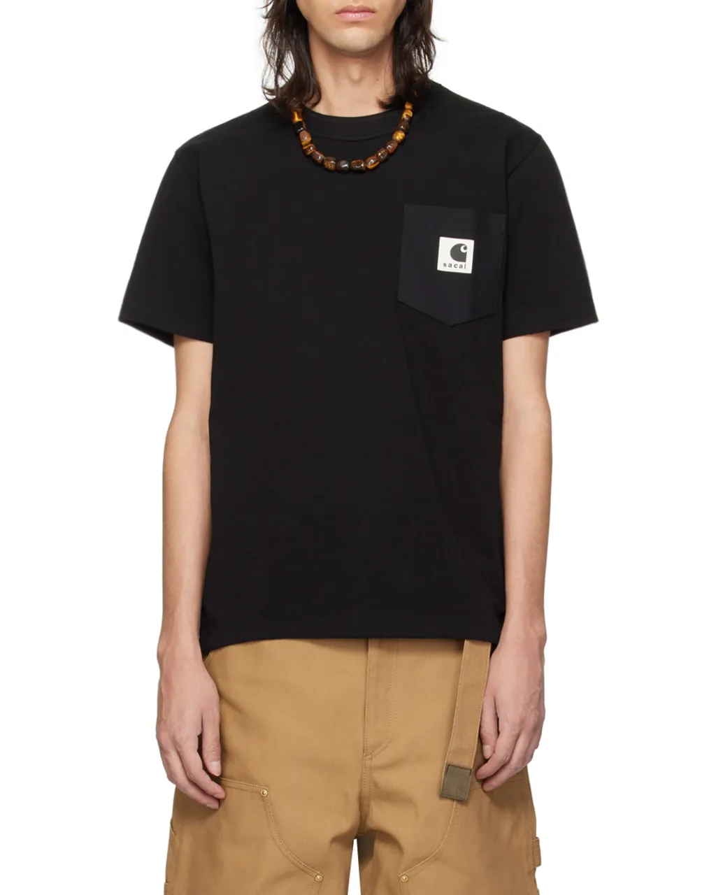 Logo Patch Crewneck T-Shirt