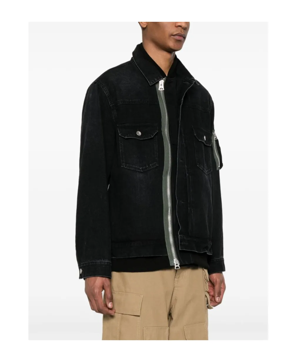 Layered Denim Jacket