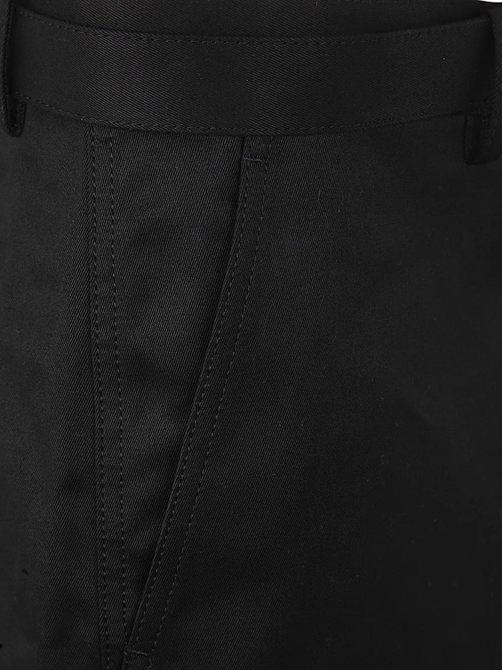 Wide-Leg Cotton Chino Shorts