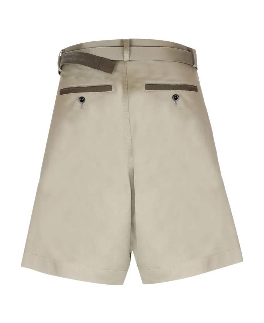Belted Wide-Leg Shorts