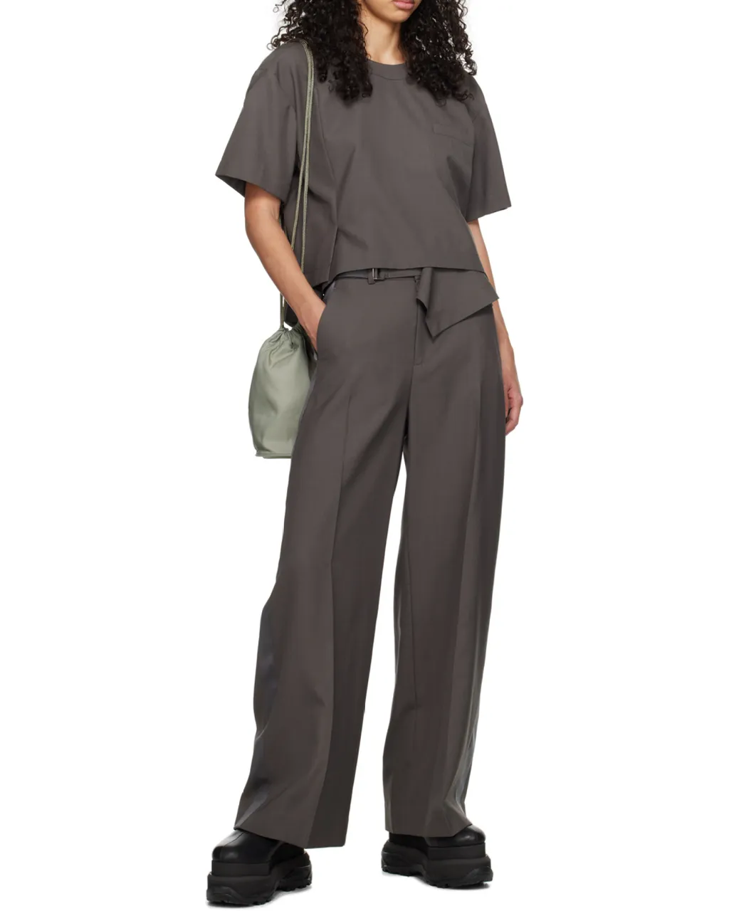 Wide-Leg Casual Pants