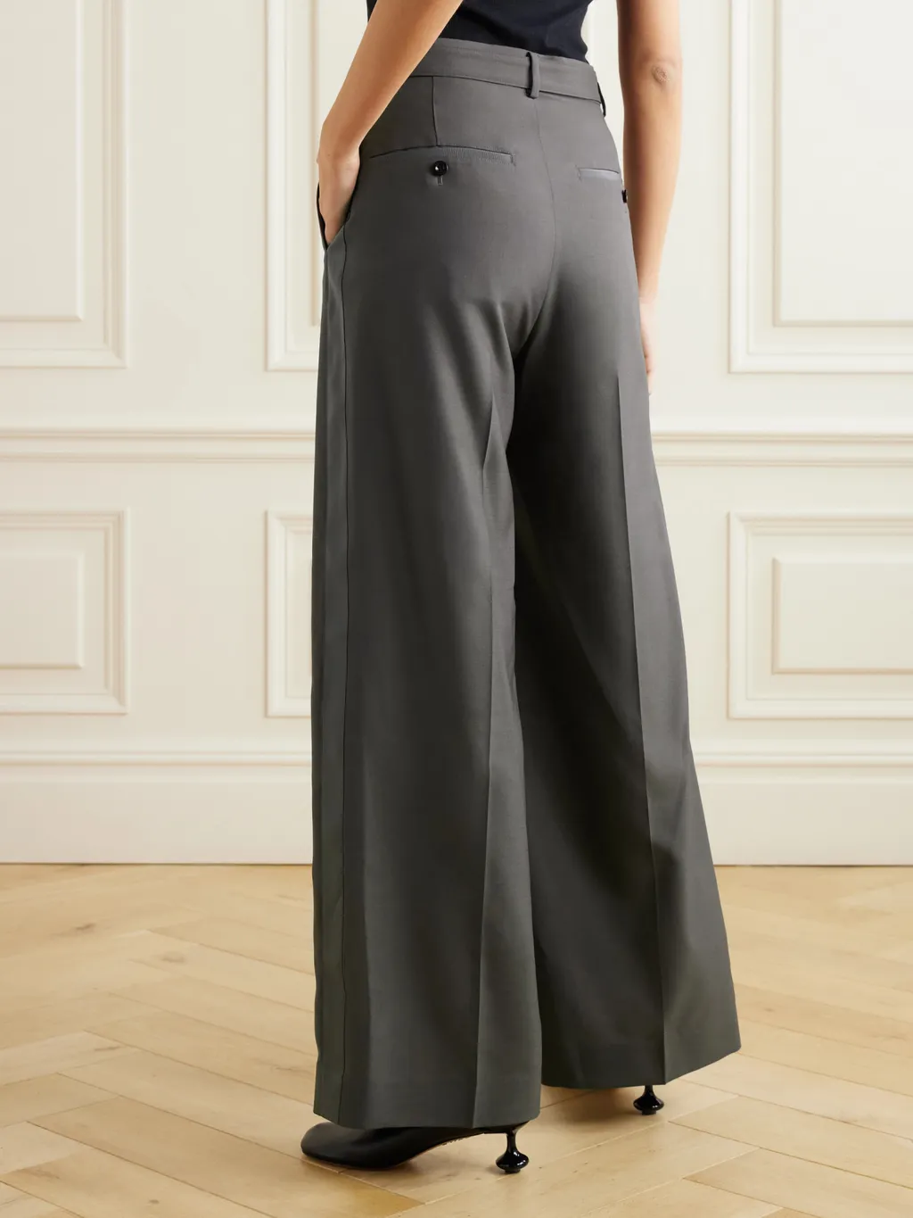 Wide-Leg Casual Pants