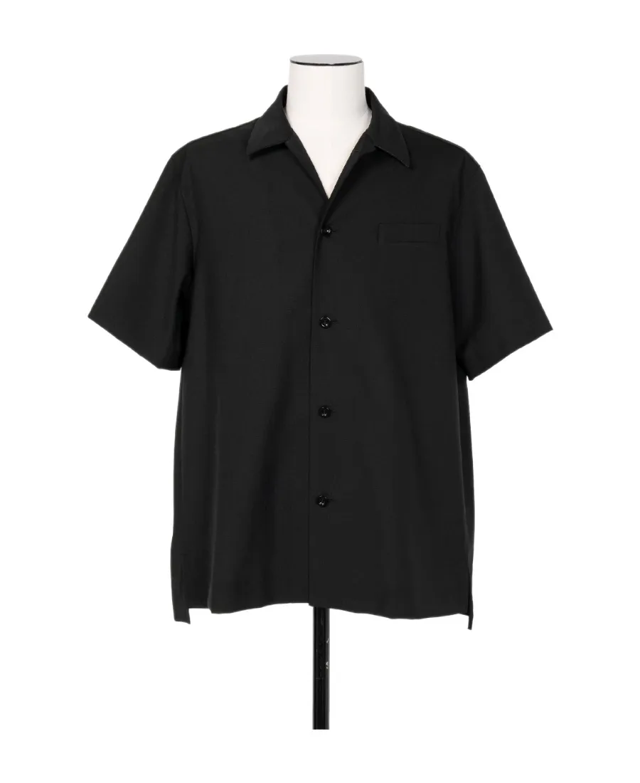 Short-Sleeved Wool Shirt