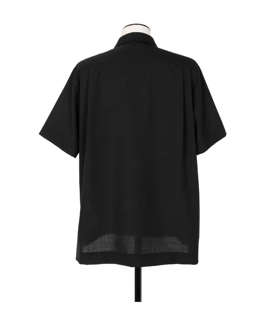 Short-Sleeved Wool Shirt