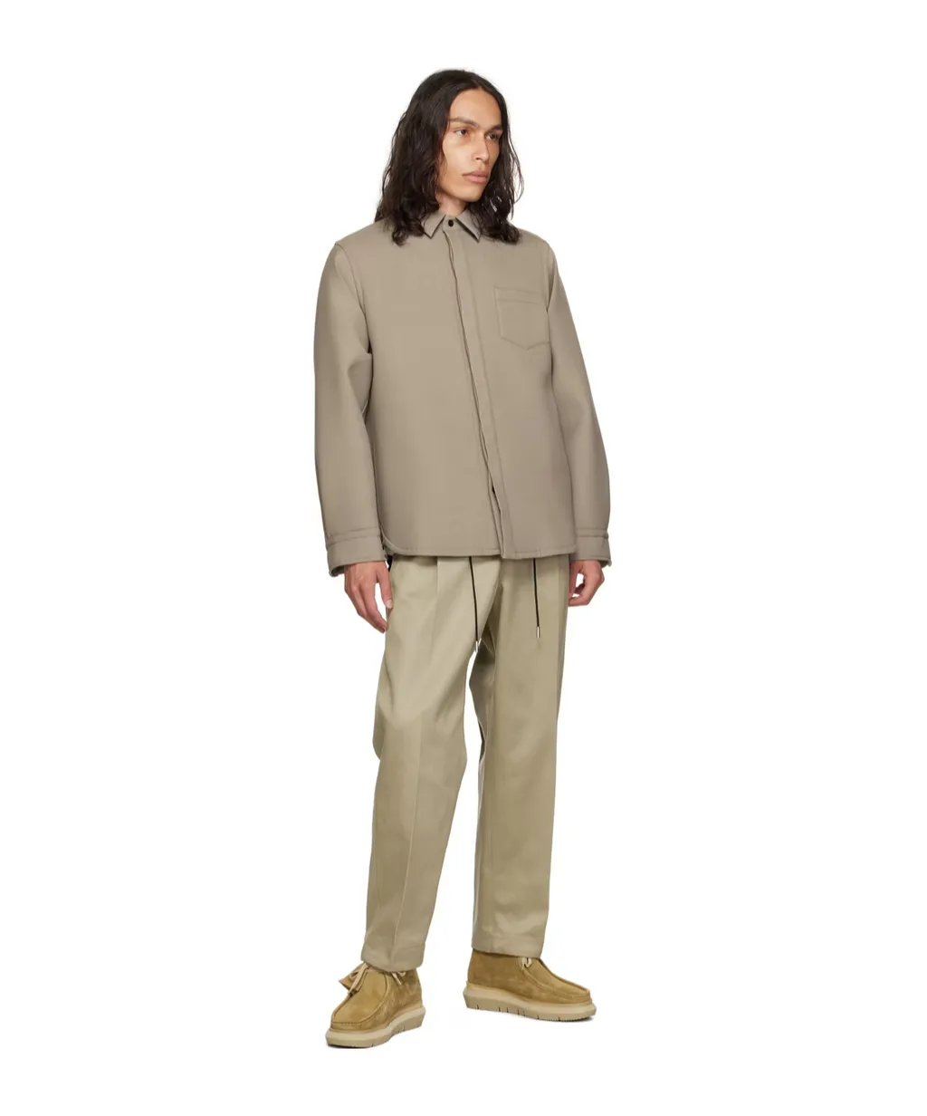 Straight-Leg Cotton Chino Trousers