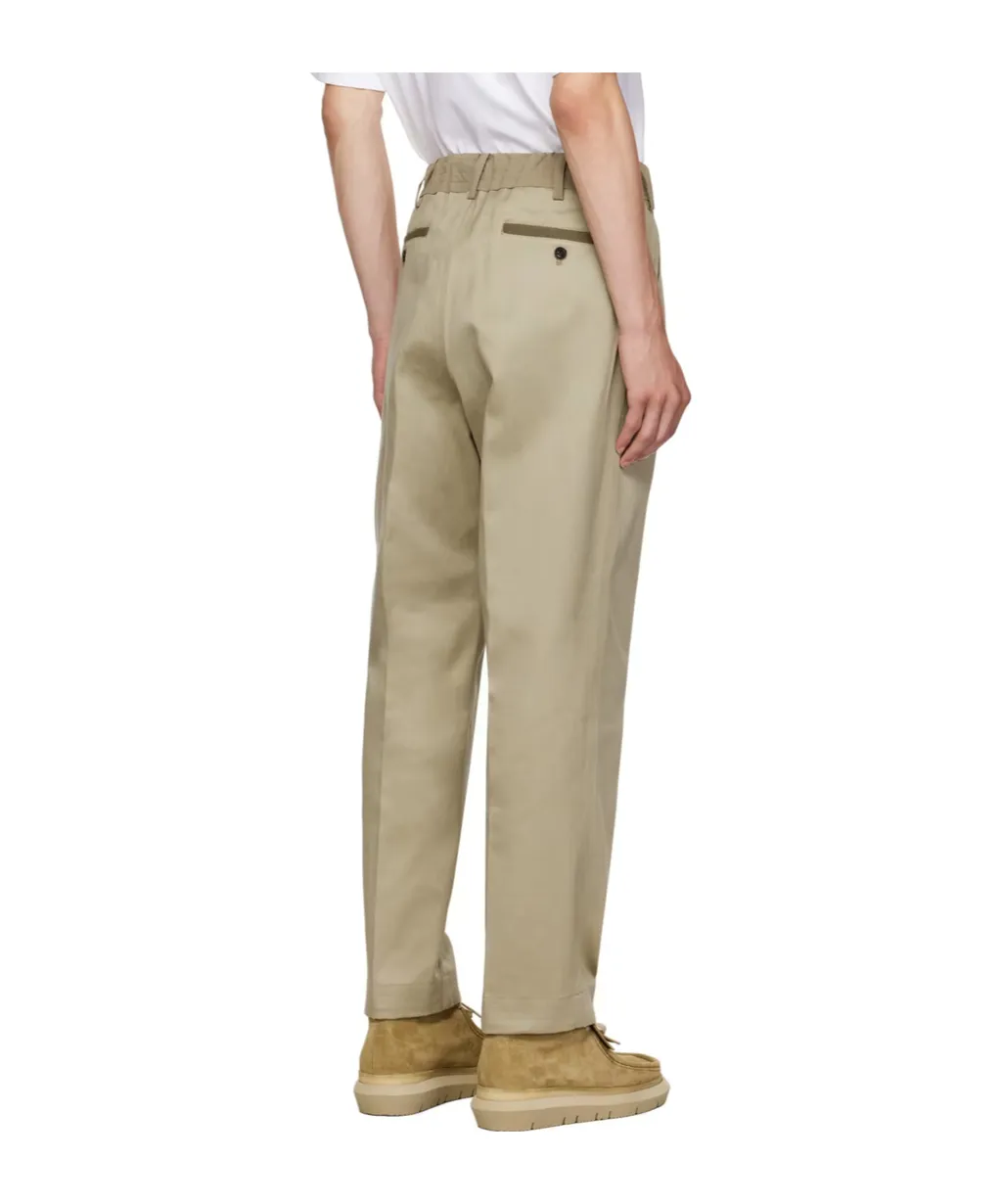 Straight-Leg Cotton Chino Trousers